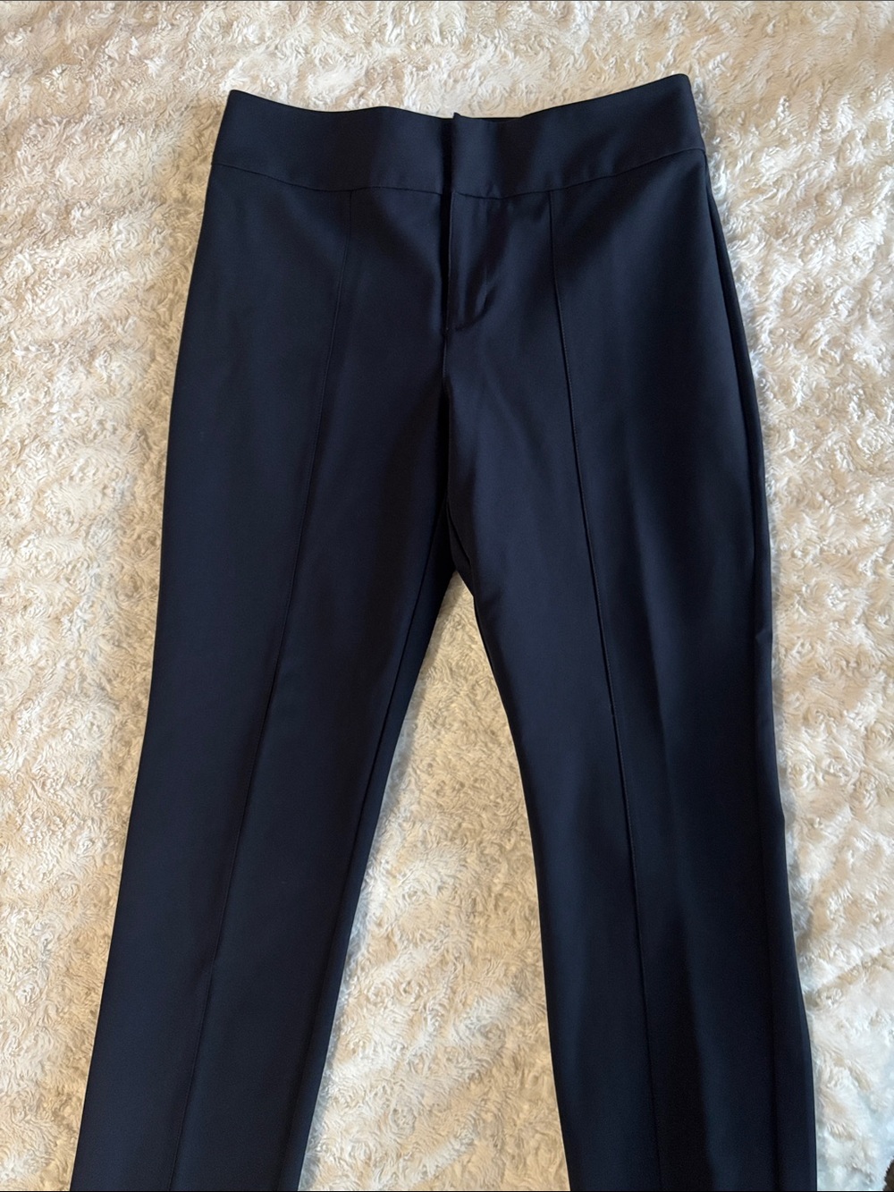 CAbi Navy Ankle Tailored Trousers